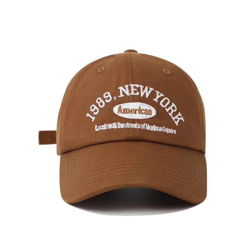 1989 Embroidery Soft Top Baseball Cap Women Sports Hat Man Unisex